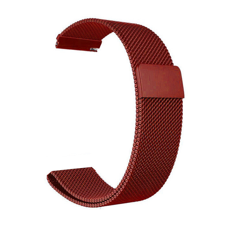 18mm 20mm 22mm pulseiras de aço inoxidável 6 cores substituição pulseira atração magnética liberação rápida mola barras cinta