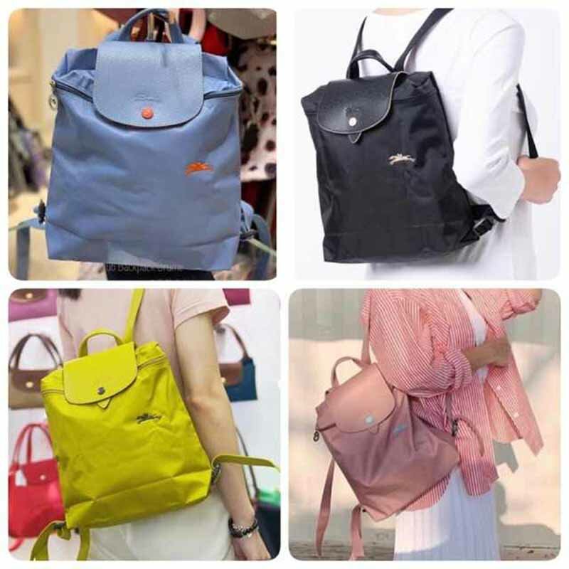 Классический женский рюкзак Longchamp, нейлоновая сумка