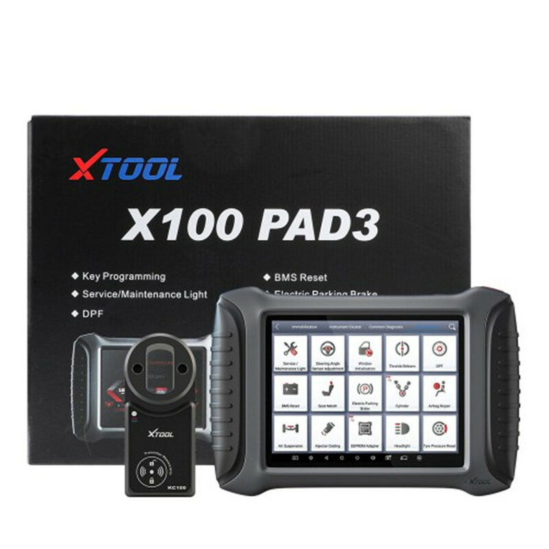 XTOOL X100 PAD3 X100 PAD 3 Professional Tablet Key Programmer With KC100 and KS-1 Smart Key Simulator Support Multi-language