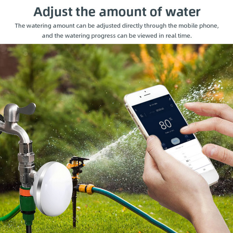 Tuya-صمام ماء ذكي مع جهاز تحكم عن بعد ونظام إنذار ، جهاز تحكم عن بعد ، مقاوم للماء ، IP66 ، متوافق مع Alexa و Google Voice Control ، 3/4
