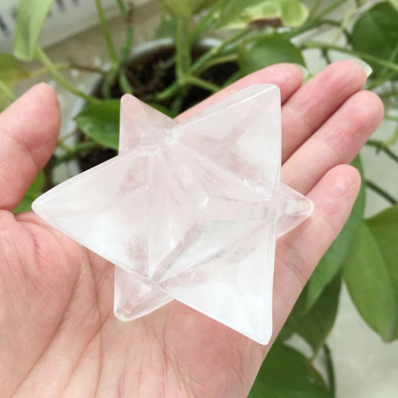 50mm cristal de quartzo merkaba orgone reiki gemstone cura espiritual sagrado