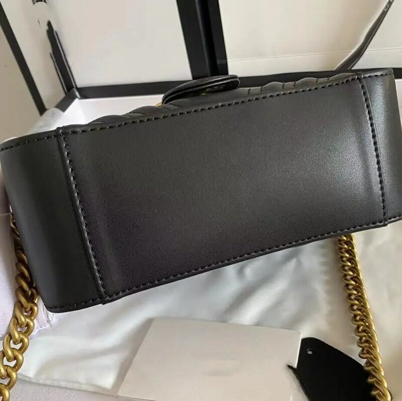 New 2021 luxury design handbag shoulder bag cross-body bag women's handbag authentic leather luxury