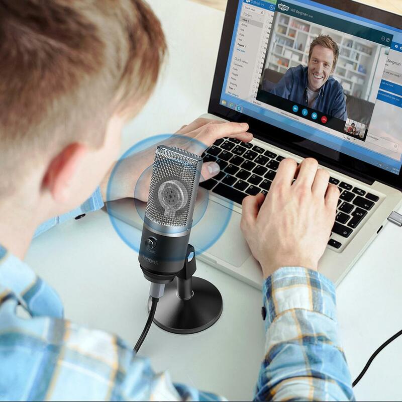 2022 novo microfone usb para computador portátil e computadores para gravação streaming twitch voz overcasting podcasting para youtube skype k670