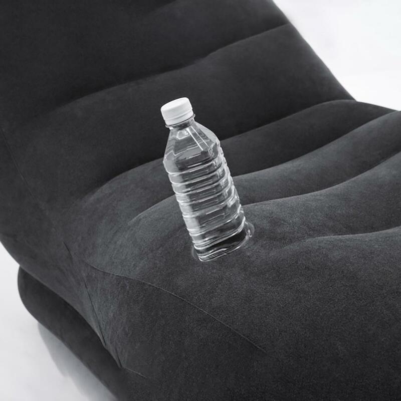 Lounge inflável cadeira de ar interior ao ar livre reclinável portátil encosto sofá para caminhadas viagem piscina praia piquenique quintal