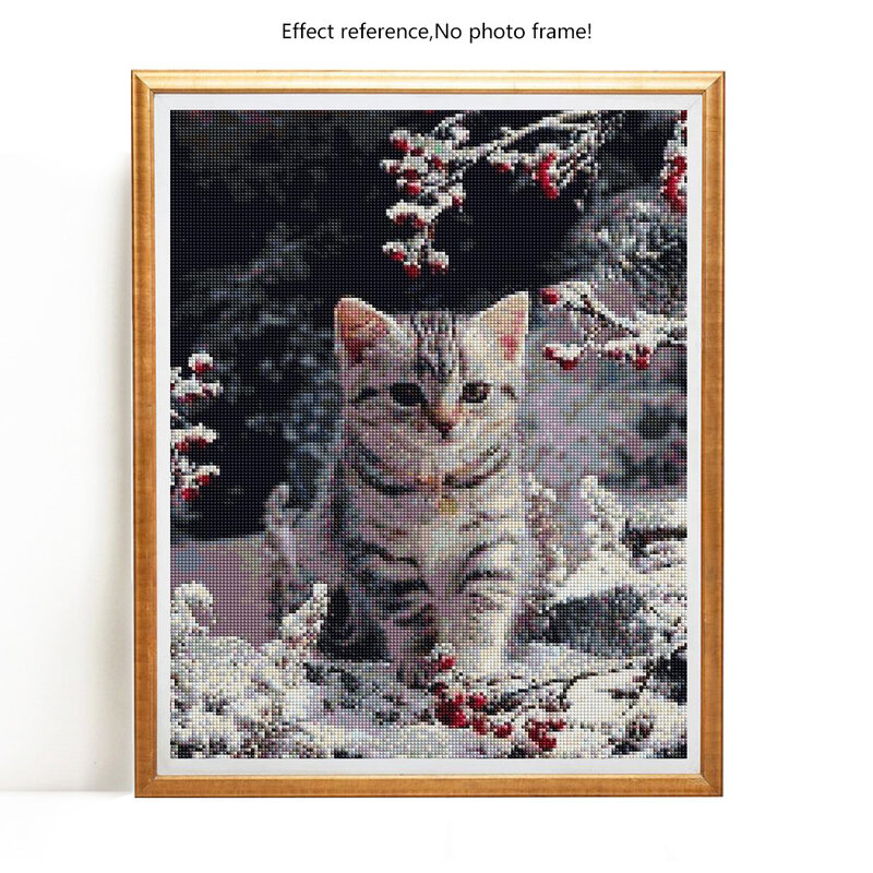 Evershine 5d bordado de diamante diy, venda gato ponto cruz pintura de animais imagens de strass artesanato presente