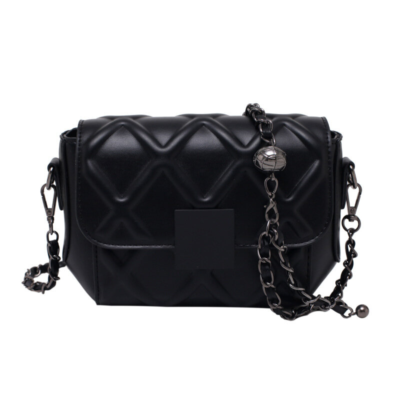 Lingge Bag Chain Bag 2021 nuova borsa Casual alla moda in puro colore borsa a tracolla da donna di alta qualità borsa da donna borsa piccola estiva