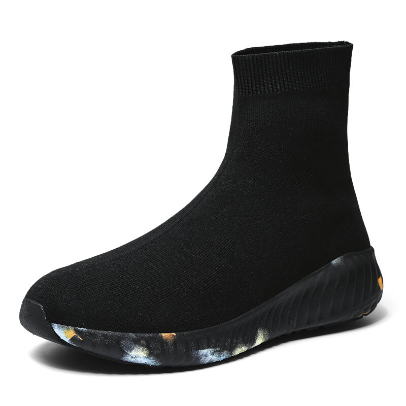 Zapatillas deportivas Unisex, zapatos informales de alta calidad, transpirables, cómodos, ligeros, calcetines voladores, botas para caminar