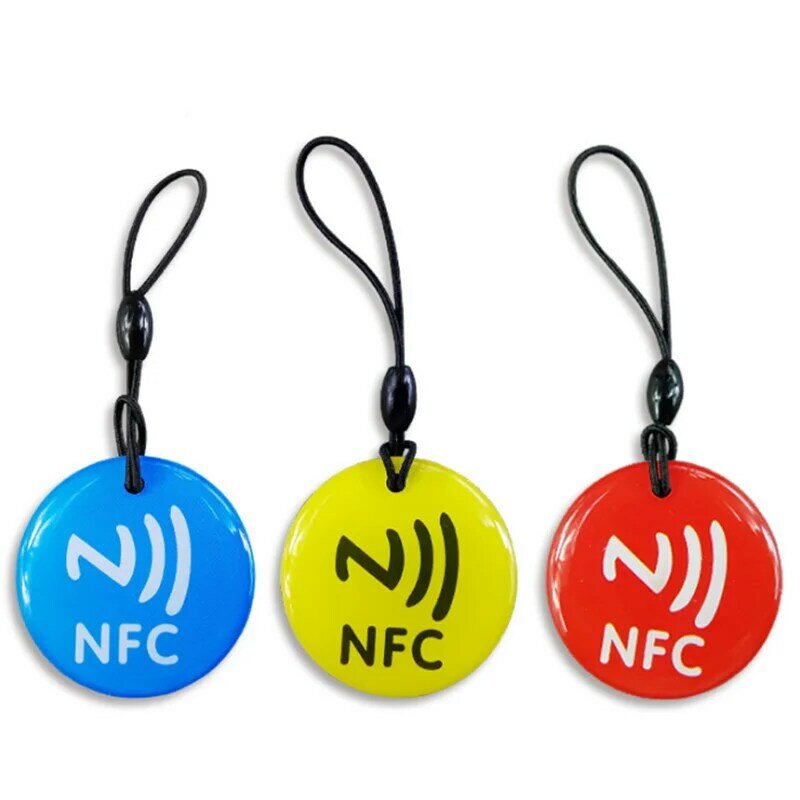 กันน้ำ NFC Tags Lable Ntag213 13.56Mhz RFID Smart Card สำหรับที่เปิดใช้งาน NFC ทั้งหมดโทรศัพท์ Patrol Attendance Access