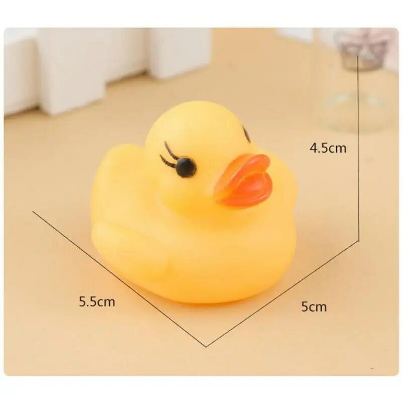 Baby Bath Toys Kids Led Lighting Up Water Floating Toy Glowing Beach Toys For Children Luminous Swim Rubber Ducks Toys Baby Gift