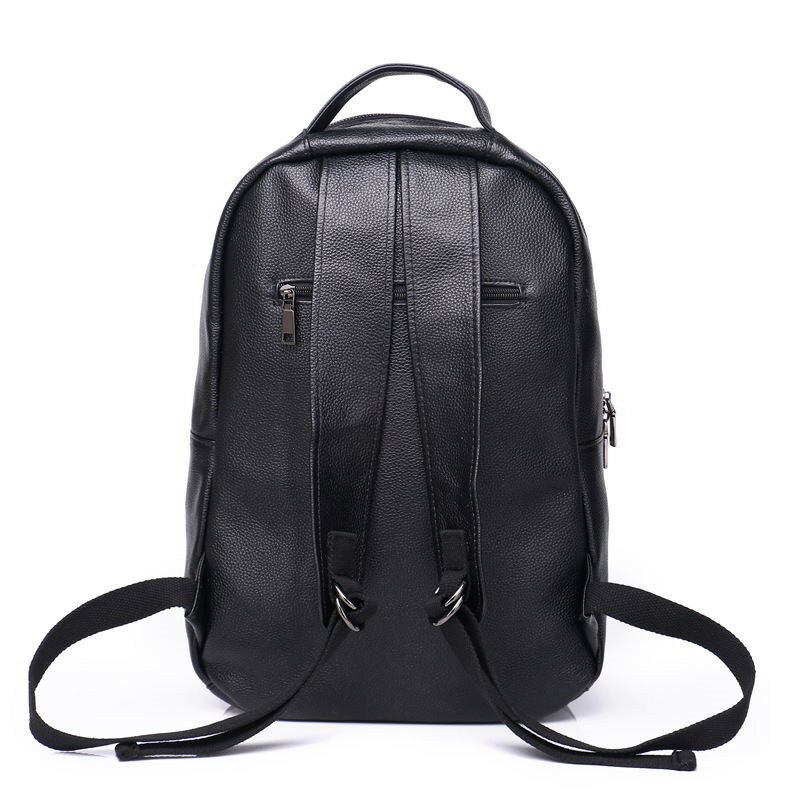 Повседневный рюкзак для мужчин, модная вместительная сумка из воловьей кожи для ноутбука, 2021