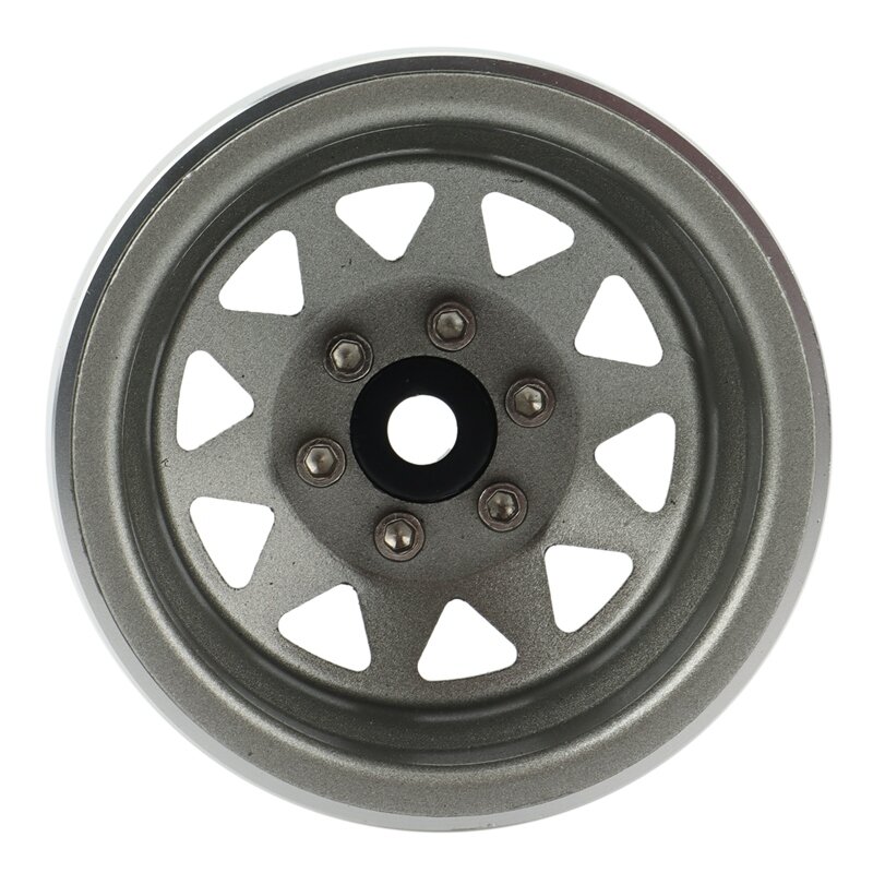 4PCS Deep Dish Wagon 1.9 Metal Beadlock Wheel Hub Rim for 1/10 RC Crawler Axial SCX10 90046 Traxxas TRX4 RC4WD D90