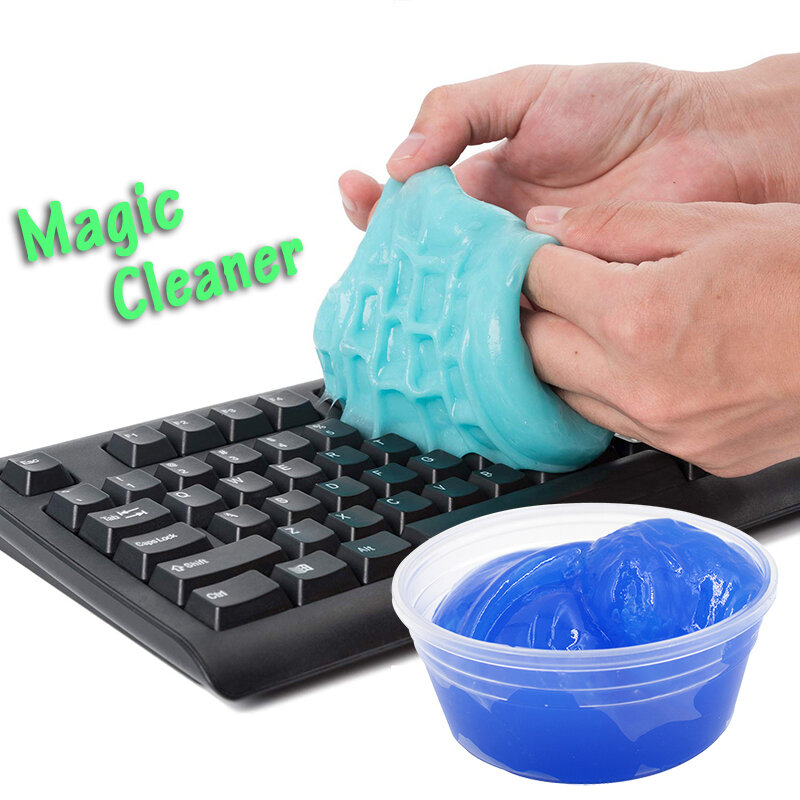60Ml Lizun Voor Toetsenbord Slijm Cleaner Lijm Magic Gel Super Dust Clean Klei Modder Speelgoed Voor Toetsenbord Laptop