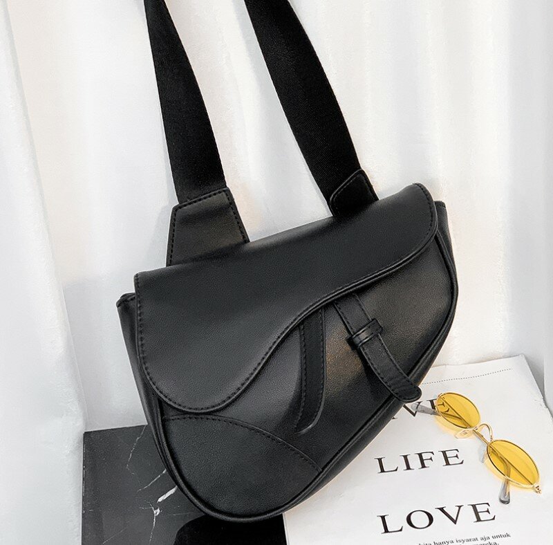 chest bag Saddle Bag Functional package prechest bag versatile casual shoulder bag kanye west