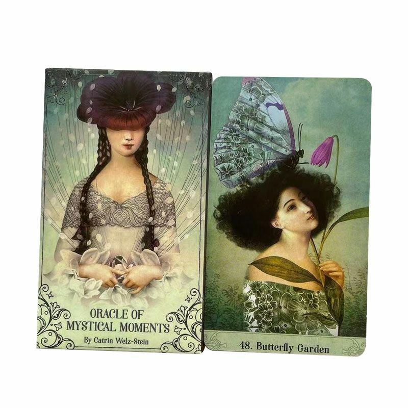 Jeu de cartes de Tarot haute définition fabriqué en usine, de haute qualité, en anglais complet, jeu de Divination, Moments mystique