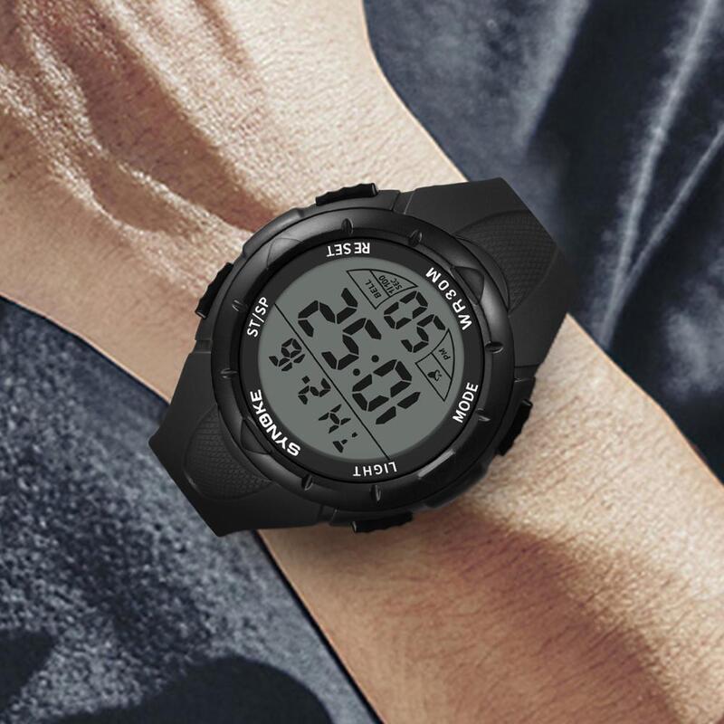 SYNOKE – montre-bracelet de Sport militaire pour hommes, marque de luxe, étanche, numérique, LED
