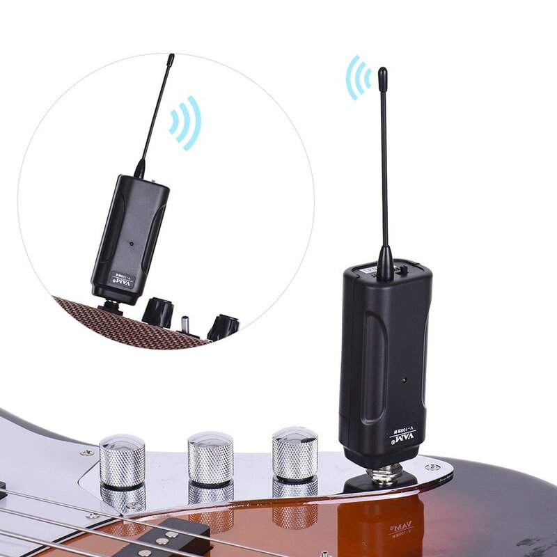 Bezprzewodowy system odbioru i transmisji UHF do gitary elektryczne skrzypce basowe