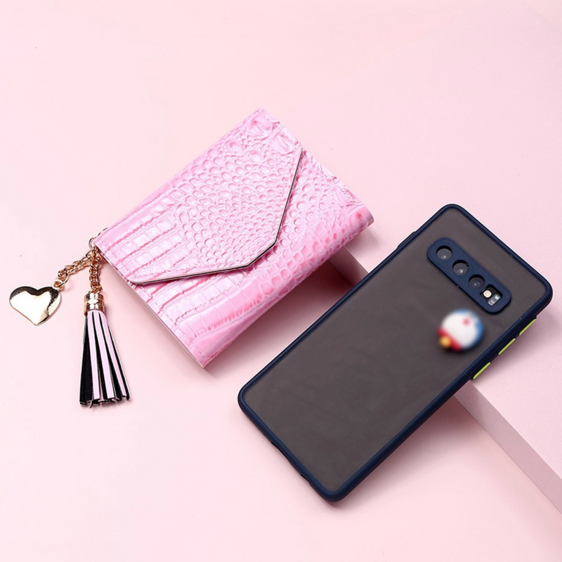 2021 New Fashion modello coccodrillo portafoglio da donna corto piccolo portafoglio da donna porta carte nappa portamonete femminile