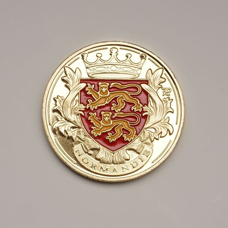 32mm,フランスの香水,金メッキのコイン,赤い金箔,コレクター用の装飾品