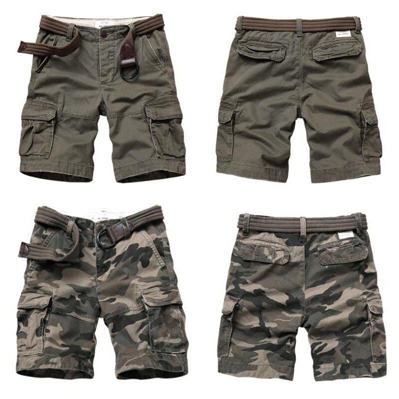 Männer Außen Camouflage Military Tactical Shorts Tragen beständig Atmungsaktive Multi-tasche Overalls Klettern Wandern Sport Shorts