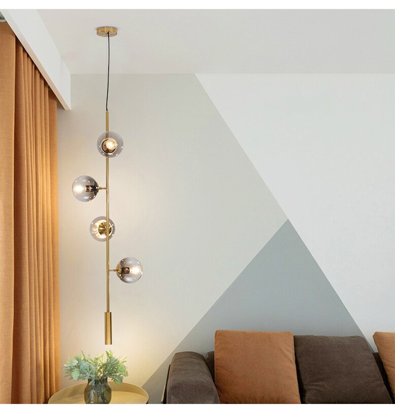 分子形状のLEDシーリングライト,モダンなデザイン,クリエイティブなデザイン,黒と金の色,室内照明,e27