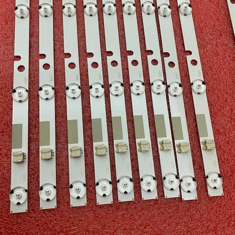 Ensemble de 18 pièces pour rétroéclairage LED pour TOSHIBA 55L7453D Type R 130710 E306084, nouvelle collection