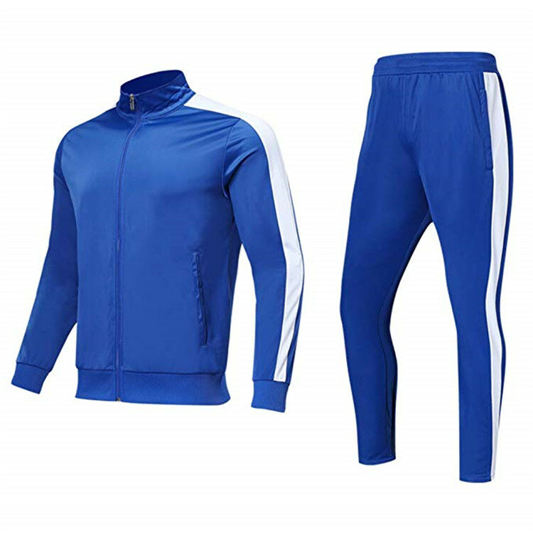 Tute sportive di alta qualità per uomo/tuta da uomo alla moda con combinazione di colori Slim fit per abbigliamento da allenamento e abbigliamento sportivo