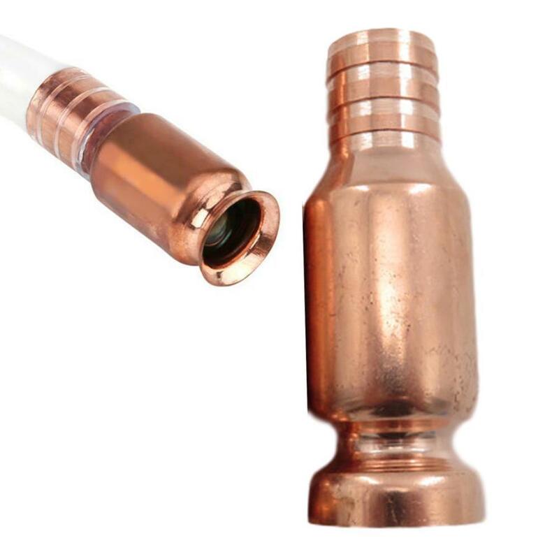 Pompe de siphon de gaz de ravitaillement en carburant rouge, secoueur d'eau Jane, sécurité du siphon, tuyau auto-amorçant, connecteur de siphon flexible