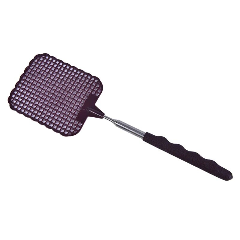 Batteuse à mouche rétractable portable, avec tige de traction rétractable, accessoires d'outils ménagers