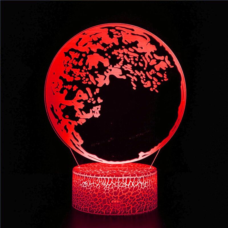 Nachtlampje Zonnestelsel Negen Planeten Model Wetenschap Astronomie Speelgoed Pvc Kinderen Slaapkamer Verjaardagscadeau 3D Lamp Led Tafel lam