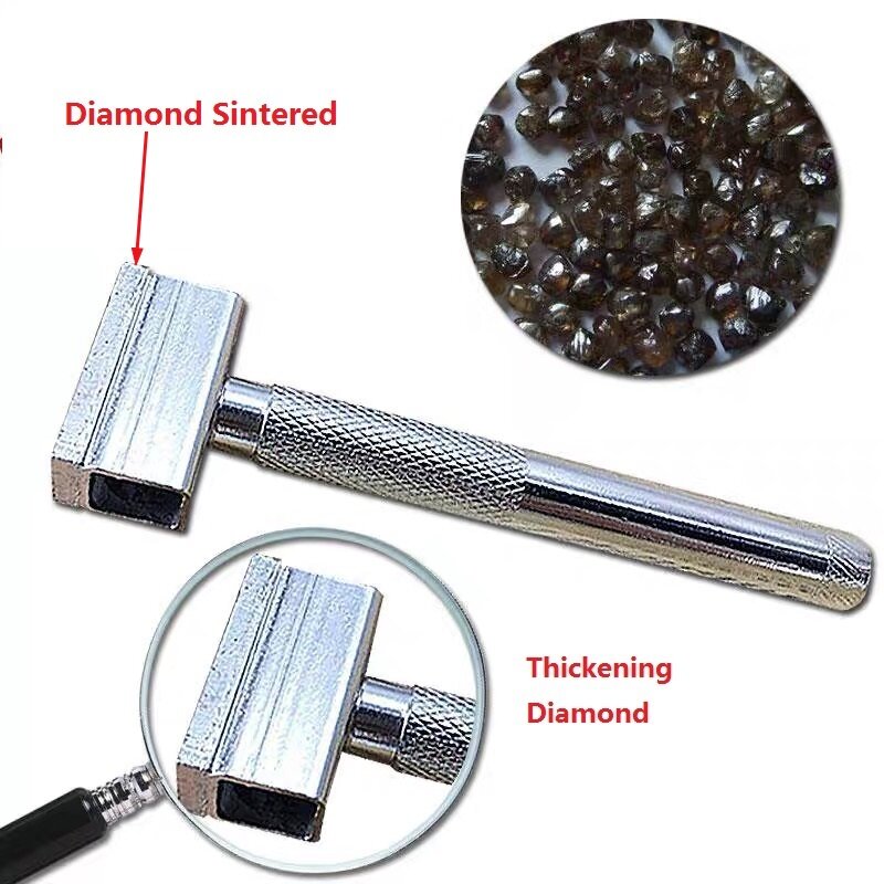 Абразивный диск диаманта для камня ручкой Профессиональный инструмент для заточки комод колесо абразивный шлифовальный станок туалетный ...