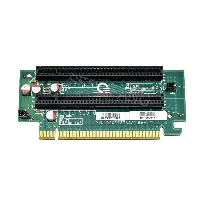 Dual Slot Stück PCI-E X16 Haarverlängerung Karte DA0F03TB4C1 2U PCI-E Grafikkarte Video Für E5 Zwei-weg Server Test OK