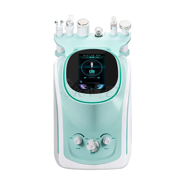 Hot Selling Skin Analyzer Bipolar RF Face Lifting Skin Scrubber Oxygen Sprayer Facial Deep Cleaning Machine