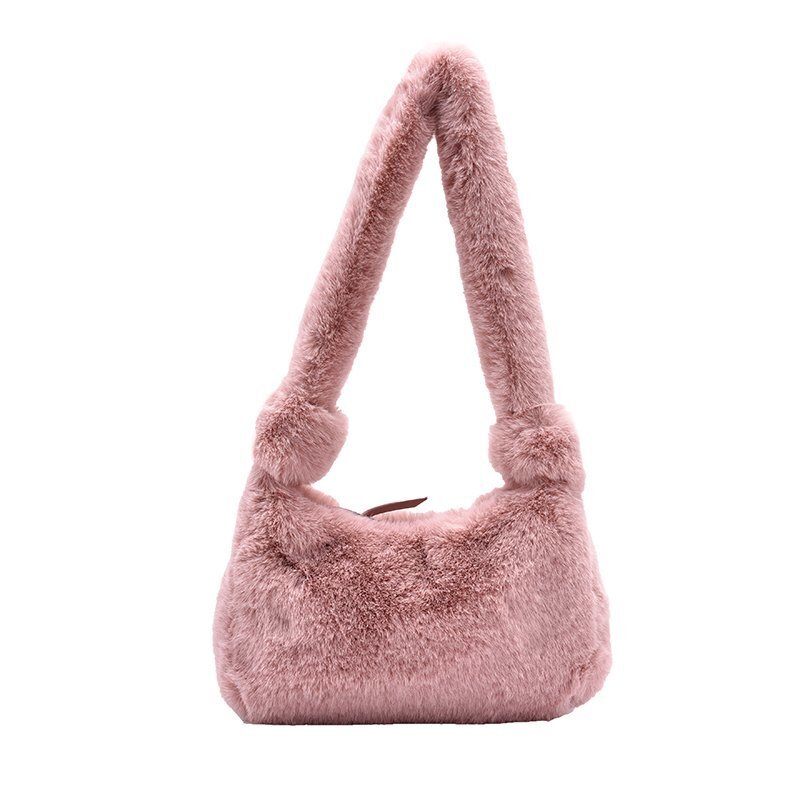 女性のための暖かい合成皮革のハンドバッグ,豪華なショルダーバッグ,暖かい,柔らかい