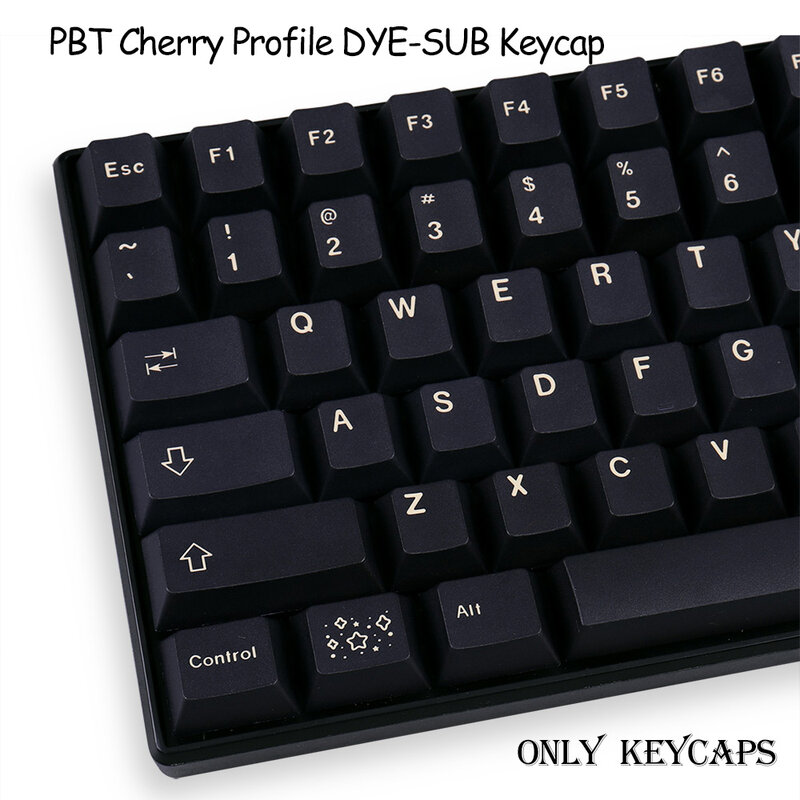 Gmk-スターライトキーボード用キーキャップ,129キー,ゲーム用,Cherryプロファイル,PBT,カラーサブ