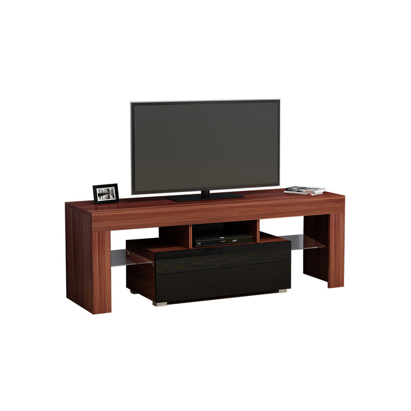 Panana – meuble TV avant brillant de 130cm, mobilier de salon moderne, livraison rapide