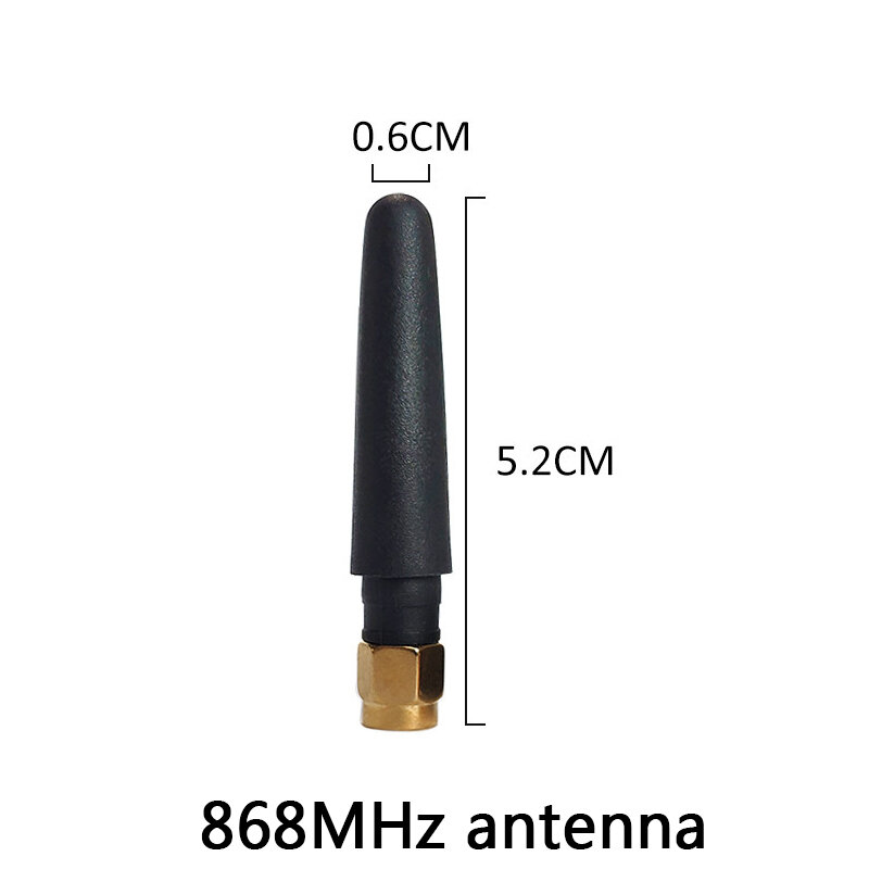 Антенна 868 МГц lora lorawan 3bdi SMA, 1 шт., 2 шт., антенна 915 МГц 868 IOT, черная антенна небольшого размера