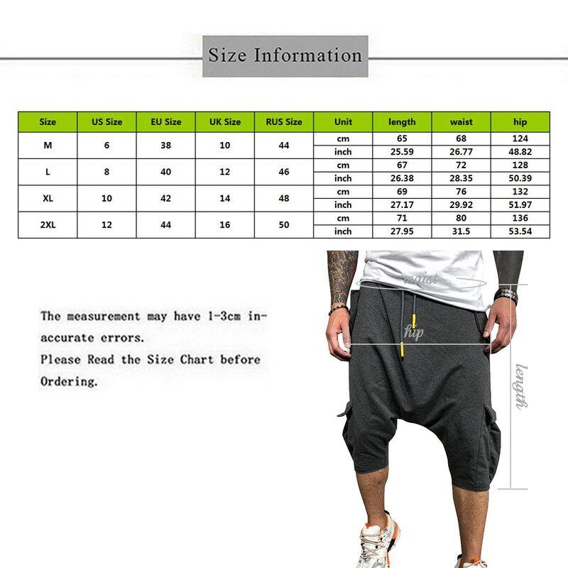Letnie bawełniane spodnie haremowe męskie dorywczo spodnie Hip hopowe sznurki krzyżowe Bloomers spodnie długości łydki biegaczy Streetwear