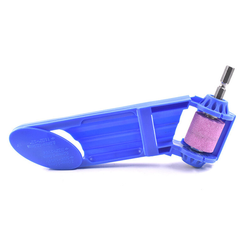 Синяя/оранжевая Корундовая шлифовальная насадка, инструмент, портативная точилка для сверл, спиральная Заточная машина для сверл 2-12,5 мм