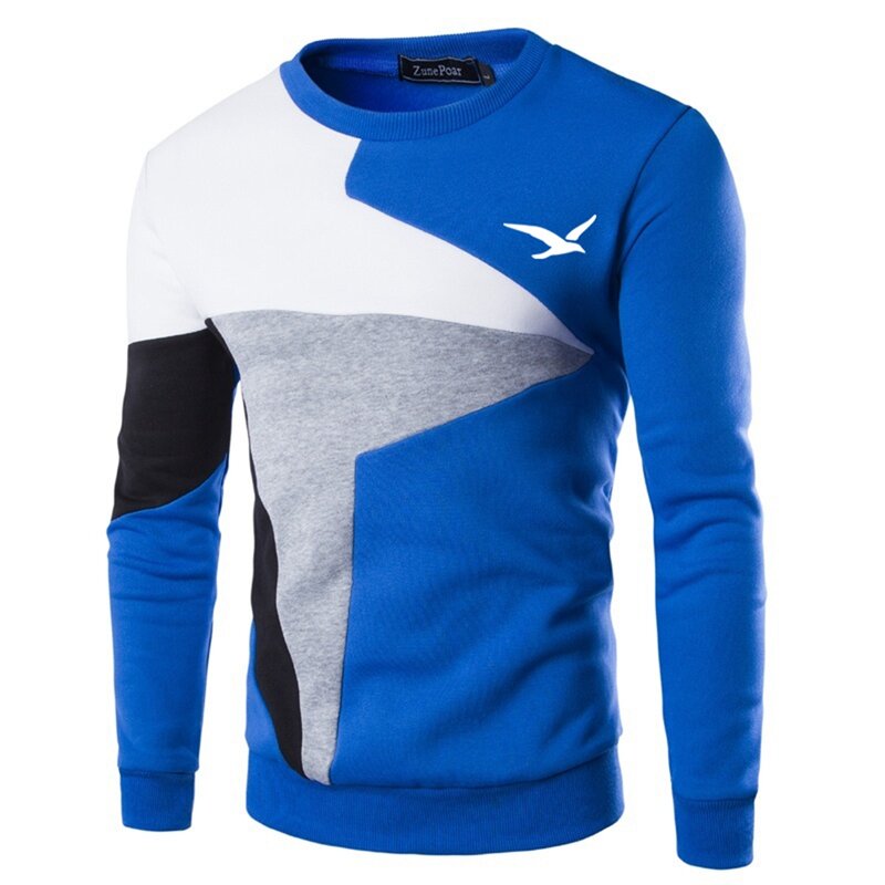 ZOGAA New Fashion Sweaters Men Seagull Printed Casual O-Neck Slim Cotton Knitted Mens Sweaters Pullovers Men Brand Clothing Tops