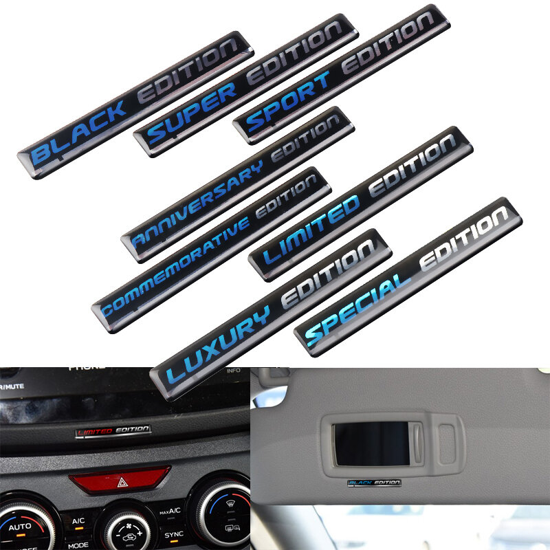 5pcs Super luxury Anniversary commemorate special Sport Limited Edition Sticker Auto Motorcycle decoration DIY Decal Stickers