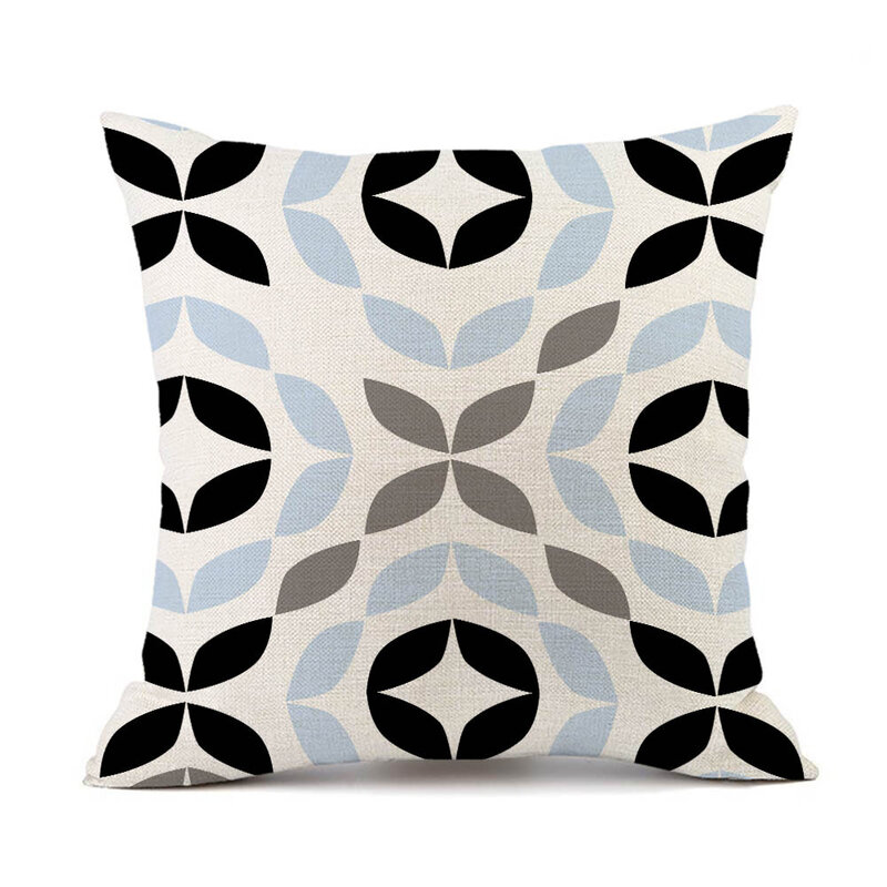 45cm cuscino decorativo federa geometrica per divano cuscino stampato fai da te sedia cuscino auto decorazione domestica di natale