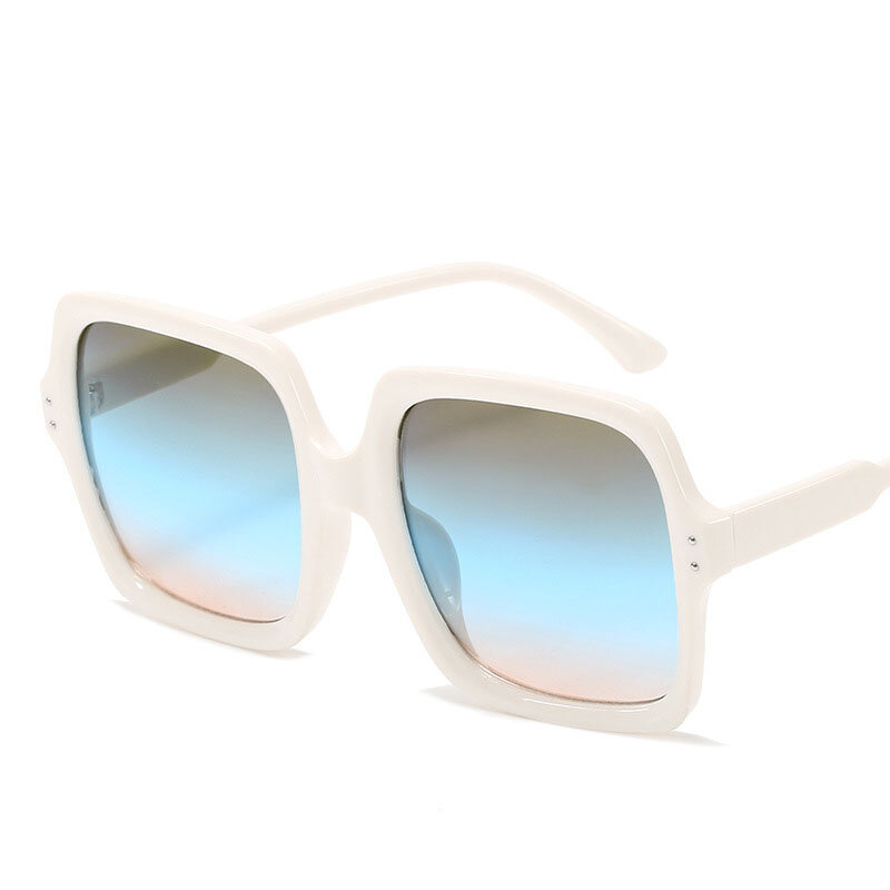 Новинка 2021, модные трендовые солнцезащитные очки в большой оправе, солнцезащитные очки в стиле ретро, солнцезащитные очки для улицы, съемки,...