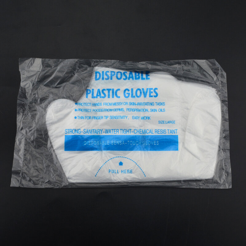 50/100 ピース/セット食品プラスチック手袋使い捨て手袋レストランキッチン Bbq 環境にやさしい食品グローブ果物野菜手袋