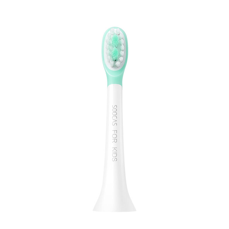 SOOCAS C1 cabezas de cepillo de dientes eléctrico para niños para youpin de sonic cabezas de cepillo de dientes de los niños de limpieza de cepillo suave cabeza 2 uds