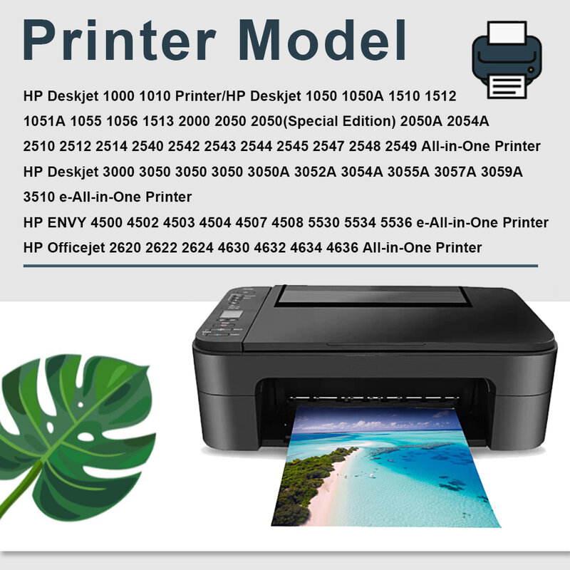 베테랑 301XL 카트리지, Hp 301 Para Impresora Hp Deskjet 2050 1000 1050 2510 3000 3054 Envy 4500 4502