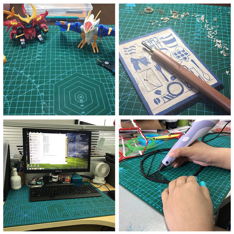 A3 Cutting Mats Cushion Board Large Handwritten Test Paper Drawing Beauty WorkbeScaling Model Rubber Seal Engraving Board DIY