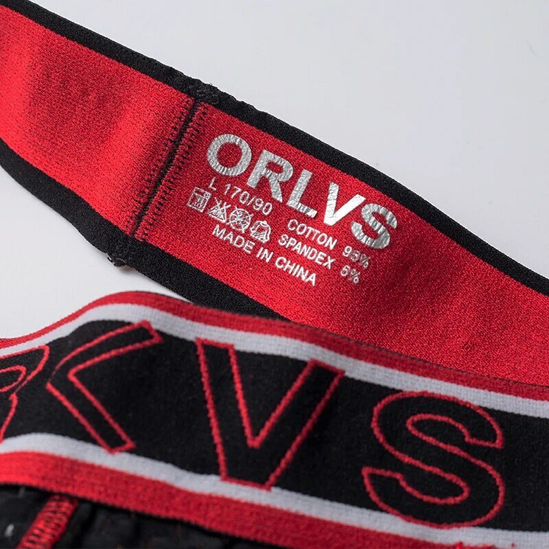 ORLVS — Slips sexy à bretelles jockstrap pour hommes, pochette, sous-vêtement en coton, en maille, string pour homosexuel