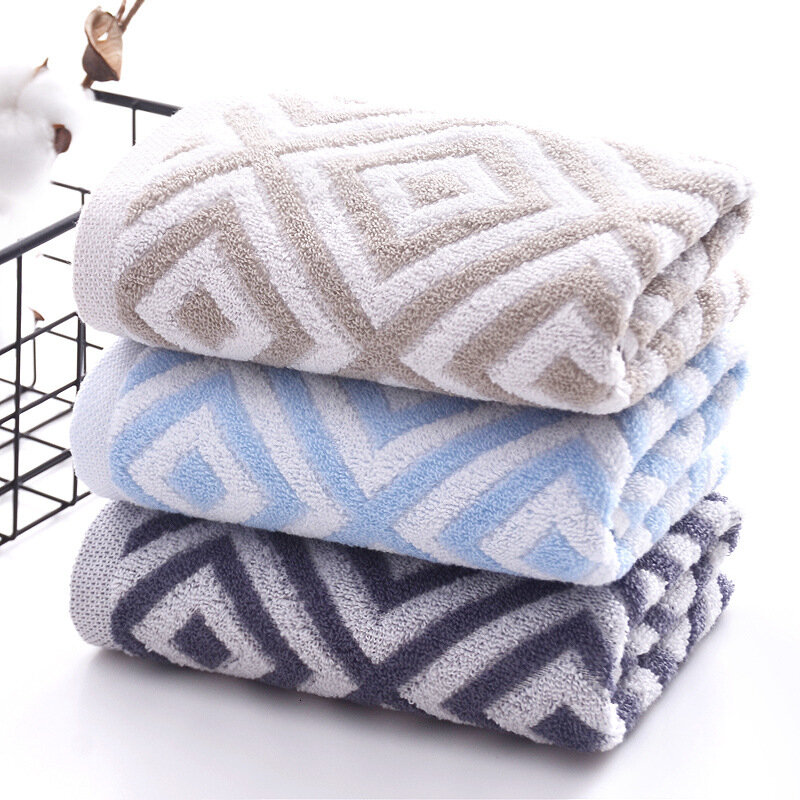 British Style Cotton Lattice Sports Gym Yoga Towel Travel Hotel School Portable Washcloth Bath Towel Supermarket Gifts Toallas