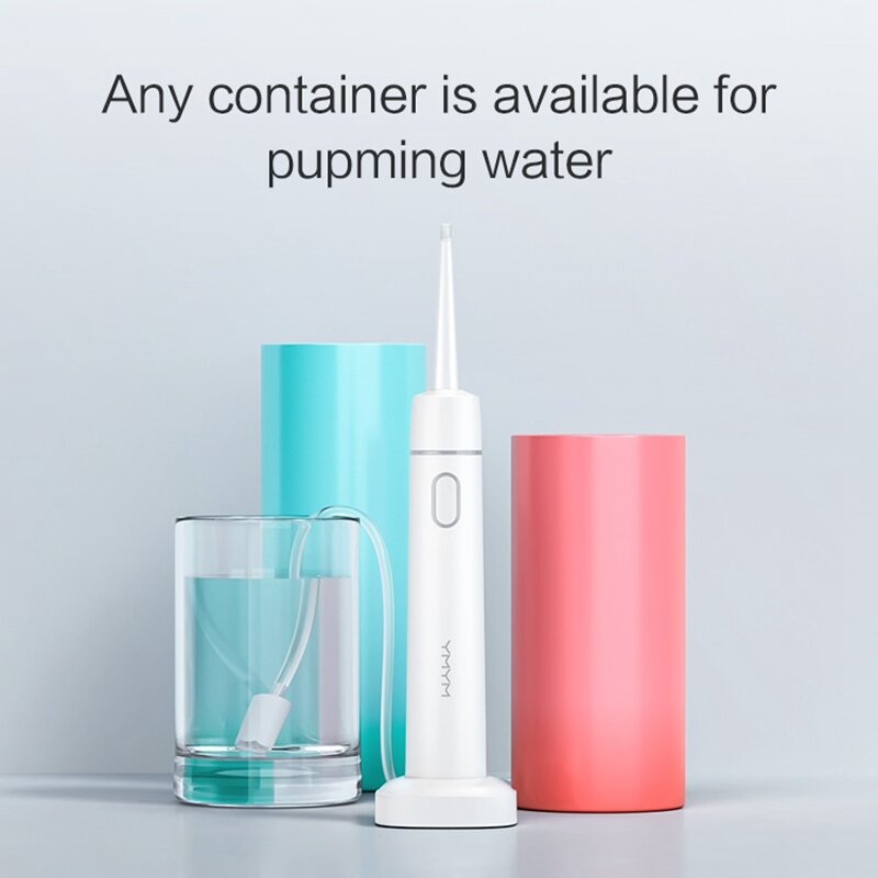 DR.BEI irrigatore orale USB ricaricabile Flosser per acqua getto di acqua dentale portatile nessun serbatoio d'acqua detergente per denti impermeabile xiomi