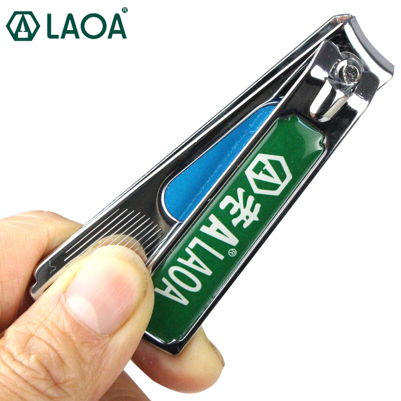 LAOA-Tijeras para uñas, cortaúñas de acero inoxidable, herramientas de reparación de uñas